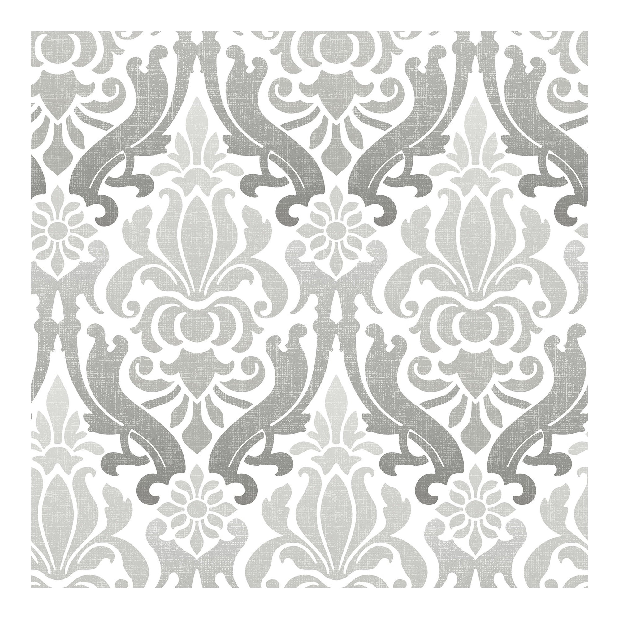 Nuwallpaper Grey Nouveau Damask L Stick Wallpaper Com
