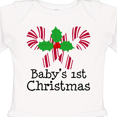 thumbnail image 4 of Inktastic Baby's 1st Christmas Candy Canes Boys or Girls Long Sleeve Baby Bodysuit, 4 of 5