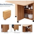 thumbnail image 2 of Mesa Comedor Plegable Bluelander De Madera, 2 of 5