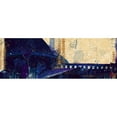 thumbnail image 3 of Nomden, Dinie 14x7 Black Modern Framed Museum Art Print Titled - Zt.071105 (bleu), 3 of 5