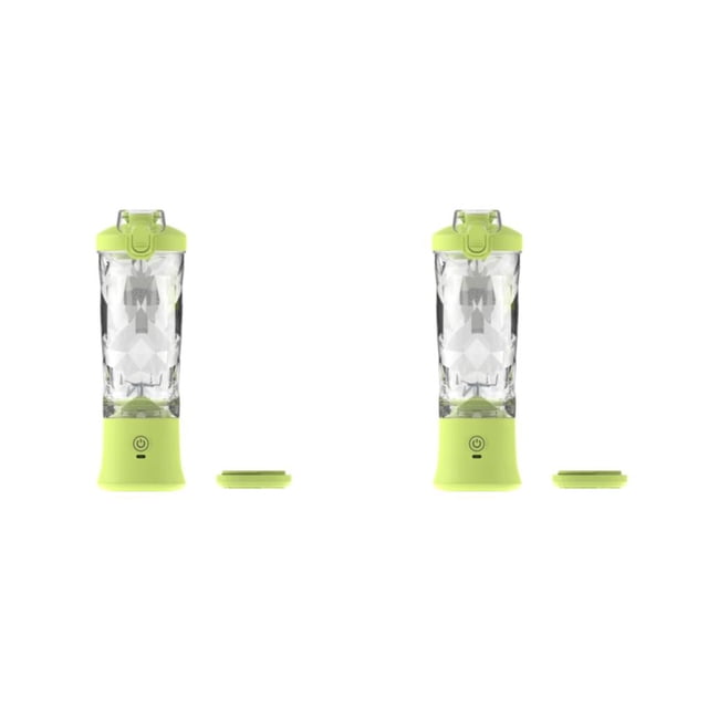 Wosthever Mezclador de frutas USB de carga 600ml Licuadora portátil portátil de alta capacidad Exprimidor eléctrico Ampliamente Type6 NO6
