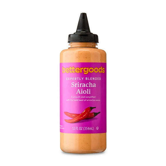 bettergoods Expertly Blended Sriracha Aioli, 12 fl oz Bottle