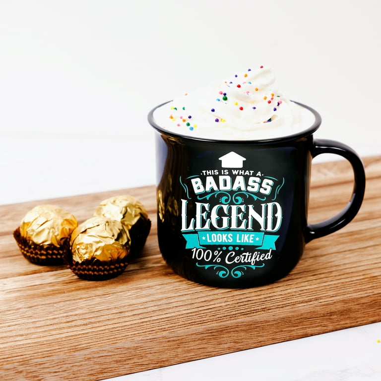 This Is What A Legend Looks Like Funny Coffee Mug - Ceramic, Microwave & Dishwasher Safe, Double-Sided Print