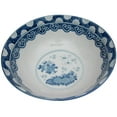 thumbnail image 2 of Oriental Furniture 14" Ladies Blue & White Porcelain Bowl, 2 of 4