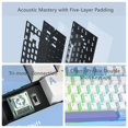 thumbnail image 3 of Womier SK75 VIA RGB Teclado mecánico con junta de 3 modos Teclado inalámbrico de aluminio para juegos de intercambio en caliente para PC, 3 of 5