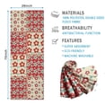 thumbnail image 2 of Pioneer Flower Floral Print Pattern Hot Yoga Mat Towel Non Slip for Hot Yoga - Quick-Drying Yoga Mat Cover with 4 Corner Pockets with Travel Bag - Hot Yoga Towel Non Slip 70"x26", 2 of 6