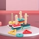 thumbnail image 5 of Juguetes de madera, apiladores, bloques de clasificación, juegos de formas, rompecabezas geométricos, combinaciones B, 5 of 9