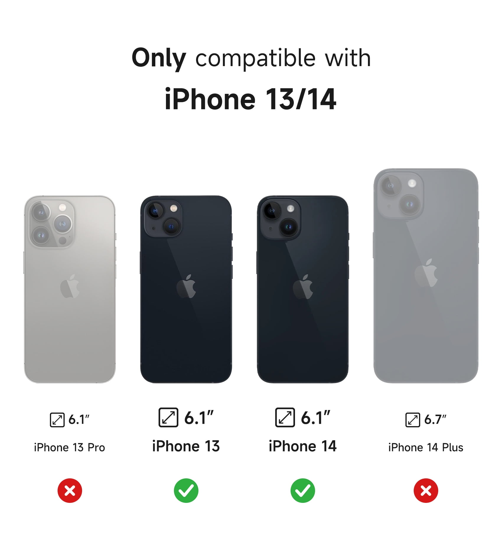 Suritch for iPhone 13 / 14 Case with Magnetic Slide Camera Cover and Adjustable Kickstand, Compatible with MagSafe, Shockproof Bumper Case Slim Protective Cover, Green