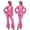 Pink, variant on 70s Disco Two Piece Costume, 70s Disco Metallic Shiny Two Piece Outfit, Bell Sleeve V Neck Top & Flare Pants for Halloween Retro Party Cosplay, Multi Color Glossy Costume Set, Beige L