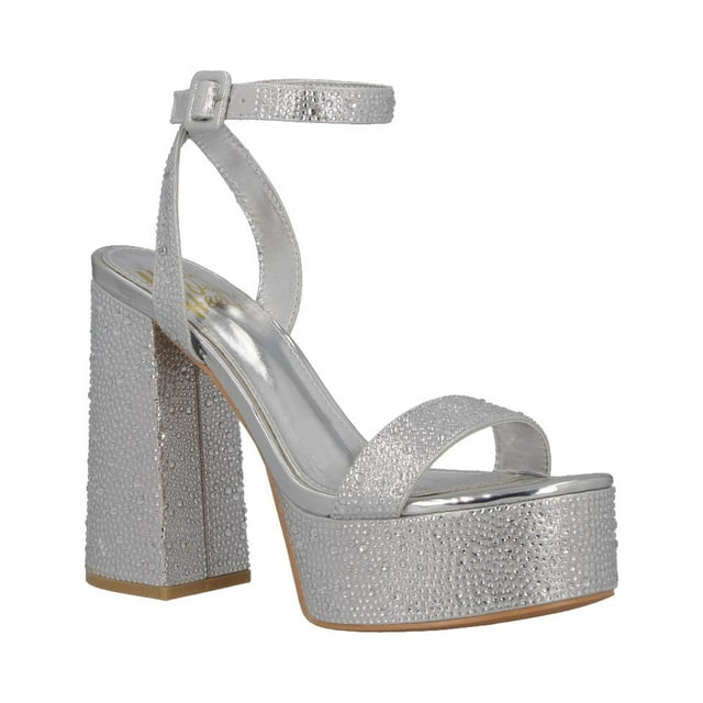 Zapatilla HEAD OVER HEELS Mujer ALta Ajustable plateado 26