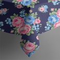 thumbnail image 4 of Pioneer Flower Floral Print Pattern Rectangle Tablecloth 60"x102", Waterproof Polyester Table Cloth, Wipeable Spillproof for Dining Camping Indoor Outdoor, 4 of 6