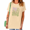 1-Apricot, variant on UNISHE Women's Graphic Tee Celestial Witchy Aesthetic Print Short Sleeve Crewneck Top