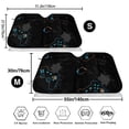 thumbnail image 3 of Fotbe Game Time Car Windshield Sunshade | Sun Visor Protector Front Window Shade, Keeps Out UV Rays, Keeps Your Vehicle Cool-Small, 3 of 7