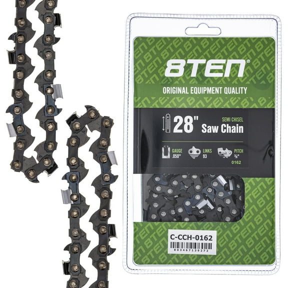 Semi Chisel Chainsaw Chain 28 inch .050 3/8 93DL for Echo Husqvarna Jonsered 810-CCC2384H