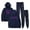 Navy, variant on Rhea Ripley Brutality Hoodie Jogger Pants Two Piece Set Sweatshirts Sweatpants Men Women Outfit Sets