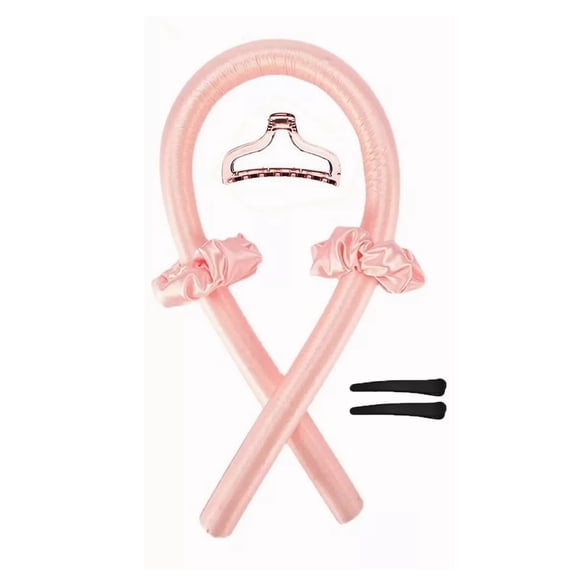 Curly Ondas En Cabello Rizos Sin Calor Tubo Con 2 Scrunchies