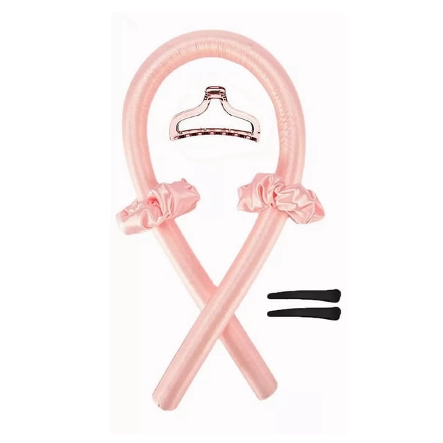 Curly Ondas En Cabello Rizos Sin Calor Tubo Con 2 Scrunchies