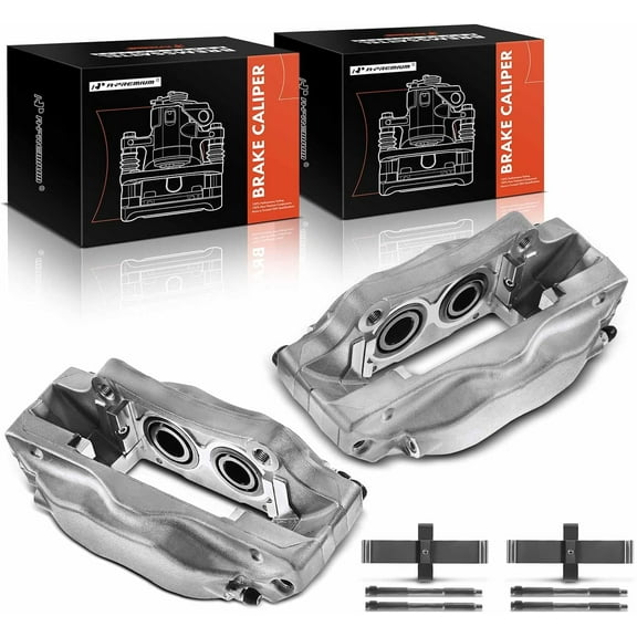 A-Premium Brake Caliper Assembly Compatible with Acura TL 2004-2008 Front Side 2-PC Set