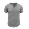 thumbnail image 7 of Mens Crew Neck T Shirts Royal Blue Shirt Mens Xxxl T Shirts White Men Undershirt Ｔshirt Mens Casual Short Sleeve Henley Shirts, 7 of 7