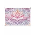 thumbnail image 2 of Sun Shade Sail 12x16Ft Mandala Floral Pattern Abstract Artwork Uv Block Sunshade Canopy Outdoor Shade Cover Rectangle Shade Cloth For Patio Garden Yard Deck Pergola, 2 of 6