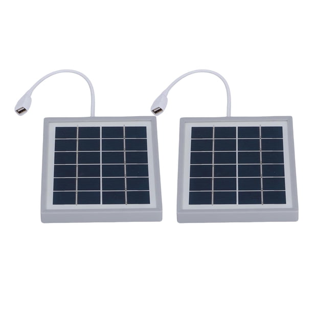 Cargador De Panel Solar, Panel Solar USB De Alta Tasa De Conversión Portátil Para Viajes De Camping Al Aire Libre