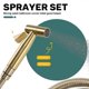 thumbnail image 4 of Bathroom Toilet Bidet Tap Kit Brushed Gold Wall Mounted Bidet Sprayer Shower with Shut-Off Valve, 4 of 5