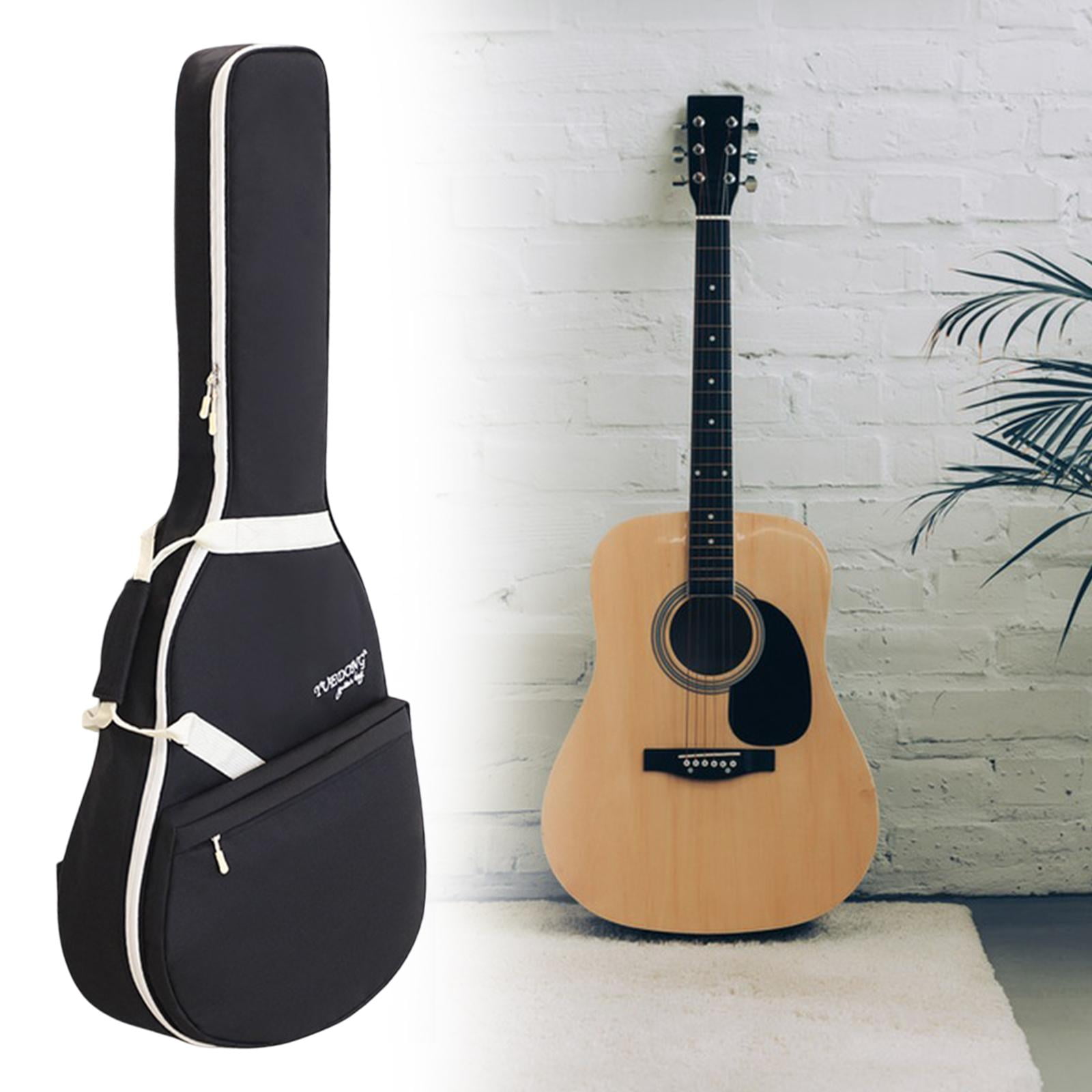 QccHieUs Acoustic Guitar Bag Guitar Gig Bag Professional Portable 40inch 41inch Dustproof black white