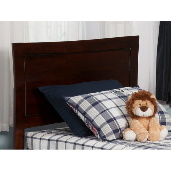 HomeStock Coastal Charm King Headboard with Turbo Charger in Espresso