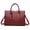 Red, variant on Elegant Woven Textured Tote Bag for Women, Large Capacity Leather Handbag with Detachable Shoulder Strap, Stylish Top-Handle Handbag for Work, Travel & Daily Use