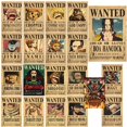 thumbnail image 2 of Póster de Anime de One Piece Bounty Order, pintura decorativa de Anime, Luffy, Gear 5, Nami, Chopper, dormitorio, Bar, cafetería, restaurante, regalo para niño, 2 of 4