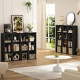 thumbnail image 5 of ANHDAH 12 Cube Storage Organizer, Cube Bookcase Closed Back Panel Bedroom, Living Room, Home Office, Closet Bookshelves Black, 5 of 6