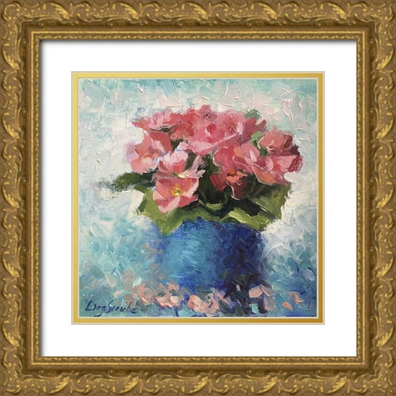 Strube, Ling 12x12 Gold Ornate Wood Framed with Double Matting Museum Art Print Titled - Glory