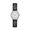 Black, variant on Time and Tru Women's Analog Watch: Silver Tone Round Case, Crystal Accent on Faux Mother of Pearl Dial, Brown Faux Leather Perforated Strap (FMDOTT054)