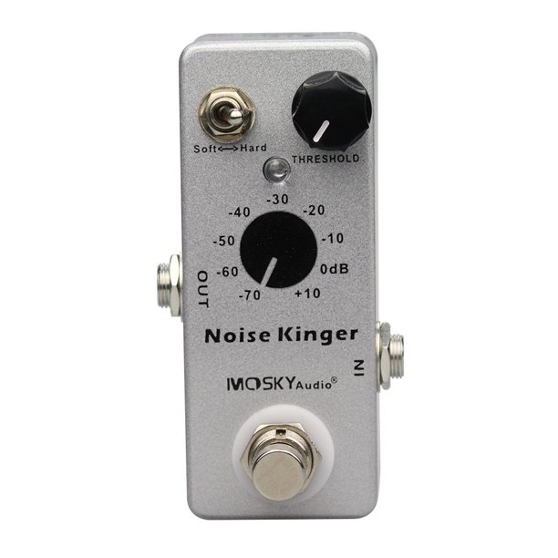 Mini pedal de efectos de guitarra Crazy Tone Distortion, con bypass real, accesorios para guitarra