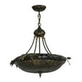 thumbnail image 3 of Lighting 22.5'W Greenbriar Oak W/Uplights Inverted Pendant, Antique Copper - 148006, 3 of 4