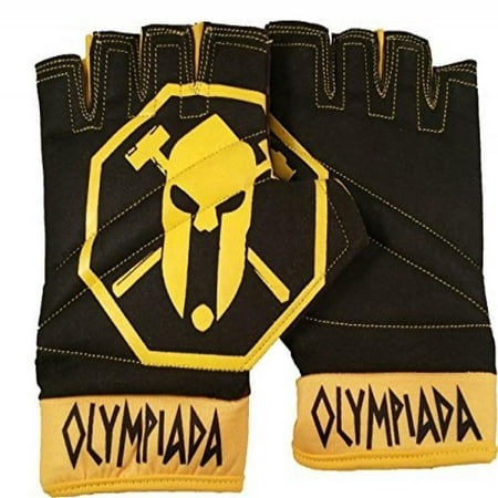 Olympiada Weight Lifting Gloves For Gym Workouts, Crossfit, Weightlifting, Powerlifting, Fitness & Cross Training - Works for many Sports - Great for Men & Women - Lifetime Warranty
