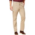 thumbnail image 1 of Club Room Mens Classic Casual Cargo Pantalones, Beige, 34W x 32L Club Room Carga, 1 of 1