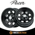 thumbnail image 2 of PACER 297B BLACK SOFT 8 17X9 5X120.7 0ET 83.82CB GLOSS BLACK WHEEL Fits select: 1991-2003 GMC SONOMA, 1995-1997 GMC JIMMY, 2 of 5