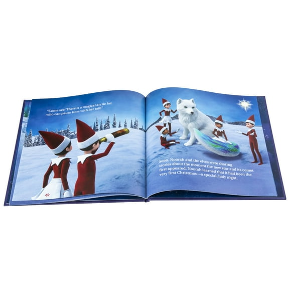 The Elf On The Shelf Noorah Extraordinaire - Livre de Renard Arctique Magique du Père Noël - Livre de 32 Pages Magnifiquement Illustré - Livre de Noël pour Enfants de Tous Âges