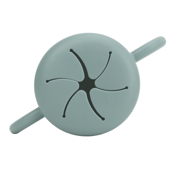 Taza De Refrigerio De Silicona, Olla De Refrigerio Para Bebé De Fácil Limpieza Con Diseño De Doble Oreja Portátil De 350 Ml Para Bebé Para Niños