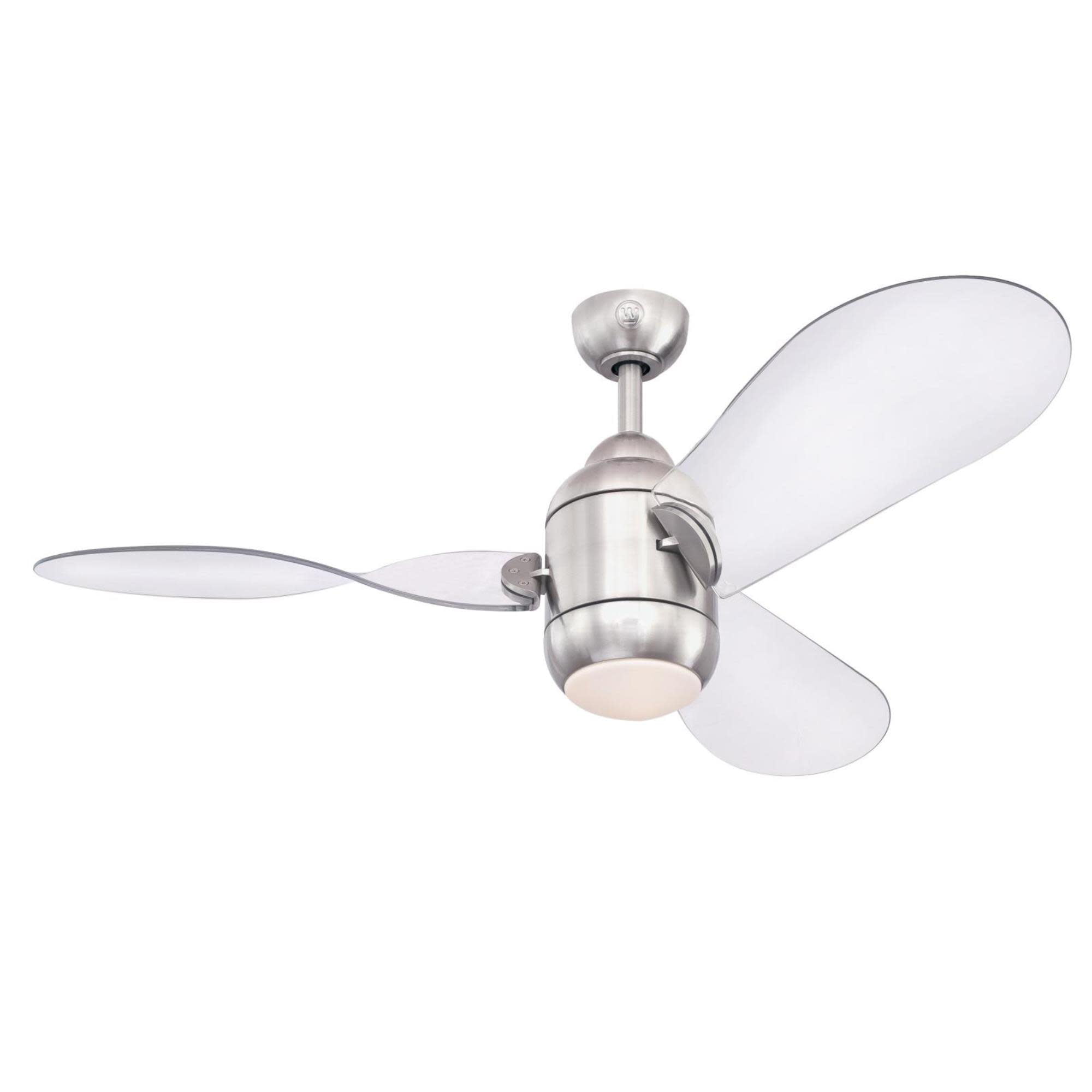 Blade Led Ceiling Fan Nickel, 26 9 In Black Industrial 3 Blades Ceiling Fan With Remote Control