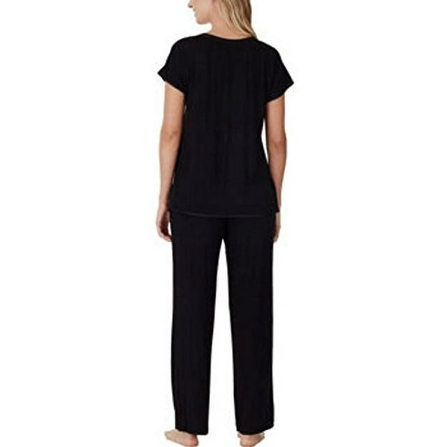 Carole Hochman Midnight Ladies 2piece Modal Pajama Set (Medium, Black