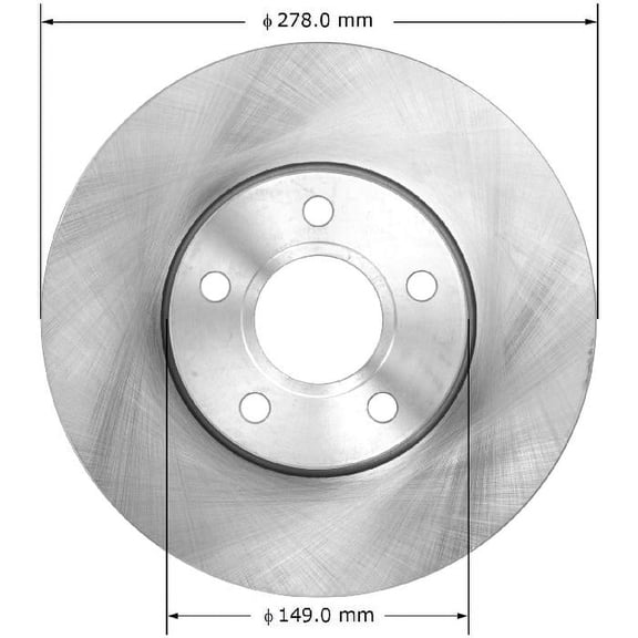 BENDIX PRT6132 Bendix Brake Rotor Fits select: 2012 FORD FOCUS, 2013-2017 FORD FOCUS SE