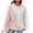 Pink, variant on Jsaierl Womens Hoodies Plus Size Gradient Print Hoodies Sweatshirts Casual Sweaters Y2k Long Sleeve Top Hoodie Womens Hoodies Under $20