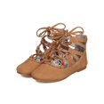 thumbnail image 5 of New Girl Little Angel Britt-911D Nubuck Caged Lace Up Ballerina Flat, 5 of 5