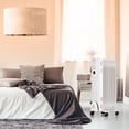 thumbnail image 2 of Costway 1500W Oil Filled Heater Portable Radiator Space Heater w/ 3 Heating Modes Indoor, 2 of 9