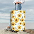 thumbnail image 7 of Rateoe Sunflowers Printed Luggage Cover, Suitcase Protector Fits 18-32 Inch Luggage-Medium, 7 of 7