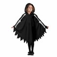 thumbnail image 3 of LILIYA Halloween Cloak Outfits Boy Girl Poncho Clothes Children Hooded Cloak Holiday Party Top Autumn Winter Outfit, 3 of 9