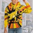 thumbnail image 2 of Teen Hoodies Boys Dinosaur Print Hoodies Long Sleeve Soft Sweatshirts Top Kids Clothes Boys Size 10-11 Years Back to School Clothes, 2 of 5