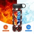 thumbnail image 6 of Yiaed Red Hot Chili 1 Print Water Bottle with Straw Lid, Stainless Steel Double Wall Insulated Water Bottle | Leak-Proof and Spill-Proof Water Bottle, 6 of 8